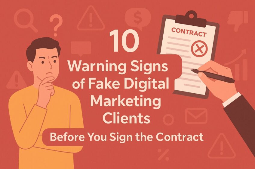 Warning Signs of Fake Digital Marketing Clients