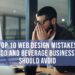 Web Design Mistakes