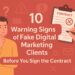 Warning Signs of Fake Digital Marketing Clients